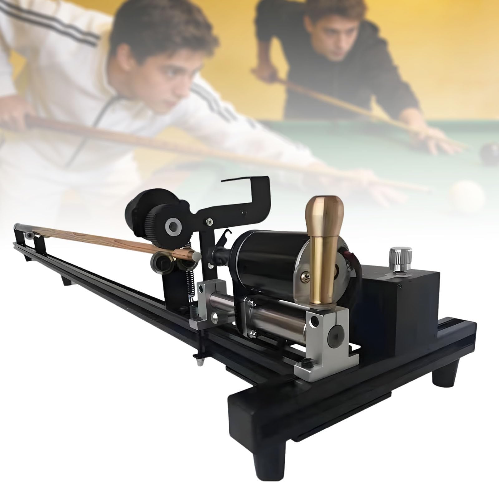 Ymnogjie Billiard Cue Repair Machine,Snooker Cue Repairing Machine for Billiard Cue Tip Clamp Repairing,Club Straightening,Leather Replacement