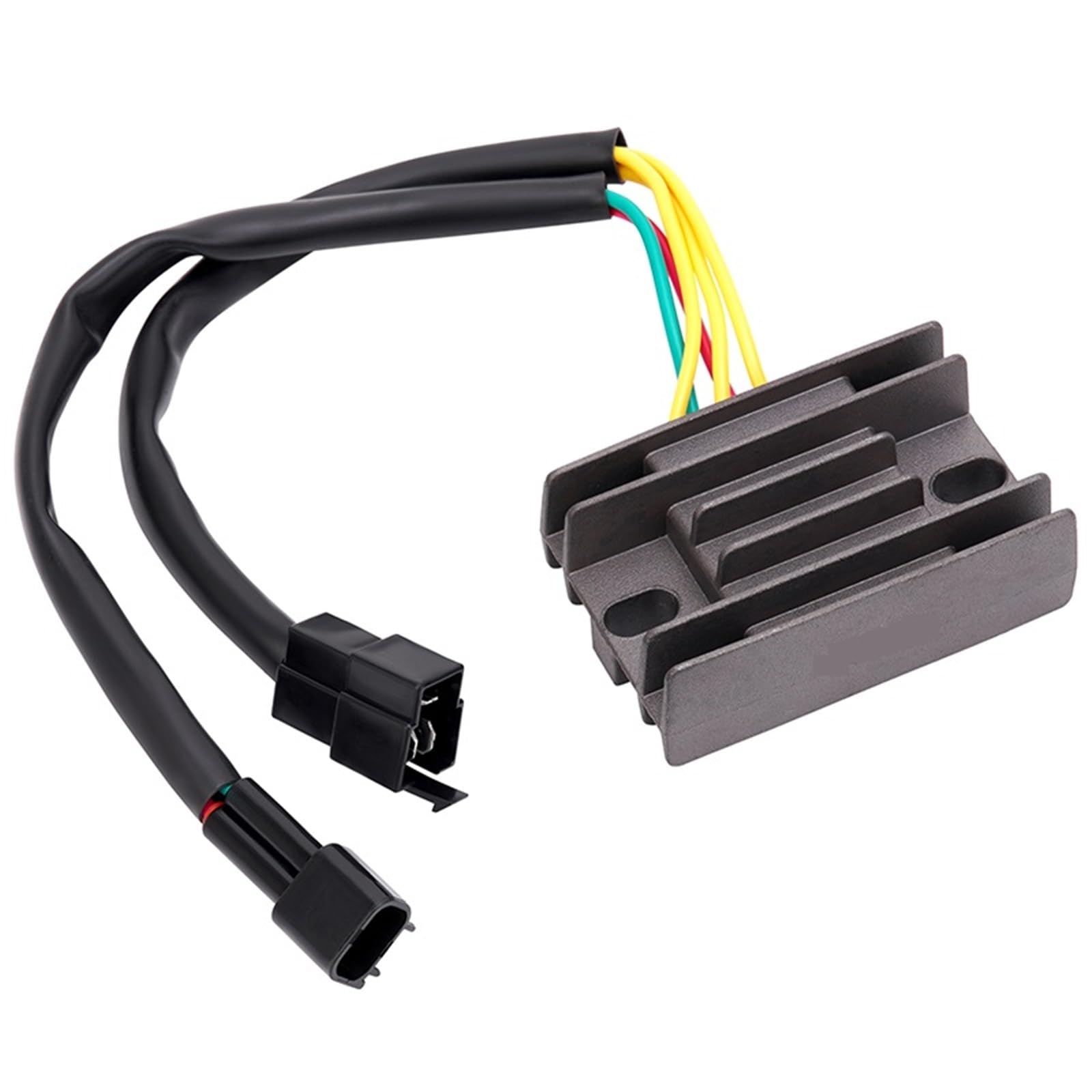 Regulador voltaje moto‌ Estabilizador de voltaje‌ Rectificador regulador de voltaje y bobina de estator para motocicletas Suzuki DRZ400 DR-Z400 32800-29F00. Compatible con Kawasaki KLX400.(Rectifier)