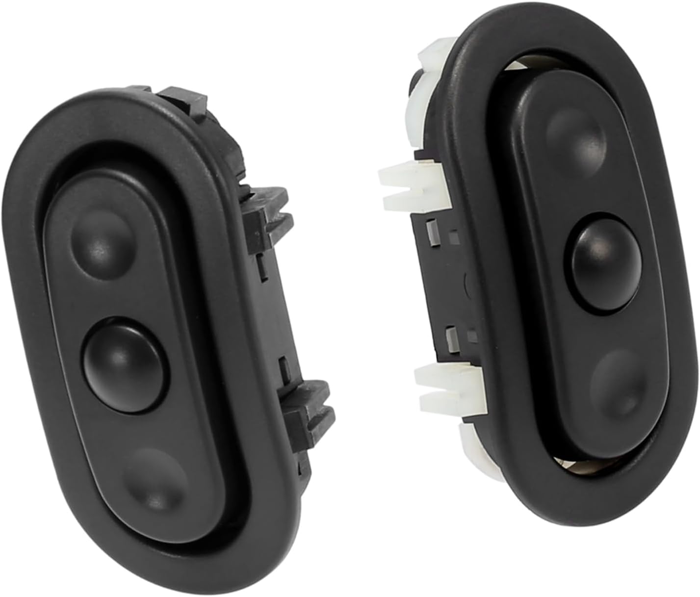 Pair Radio Control Steering Wheel Switches for Chrysler for Jeep for Dodge for Ram 04685729AB 04685728AB Driver and Passenger Side Item Replacement