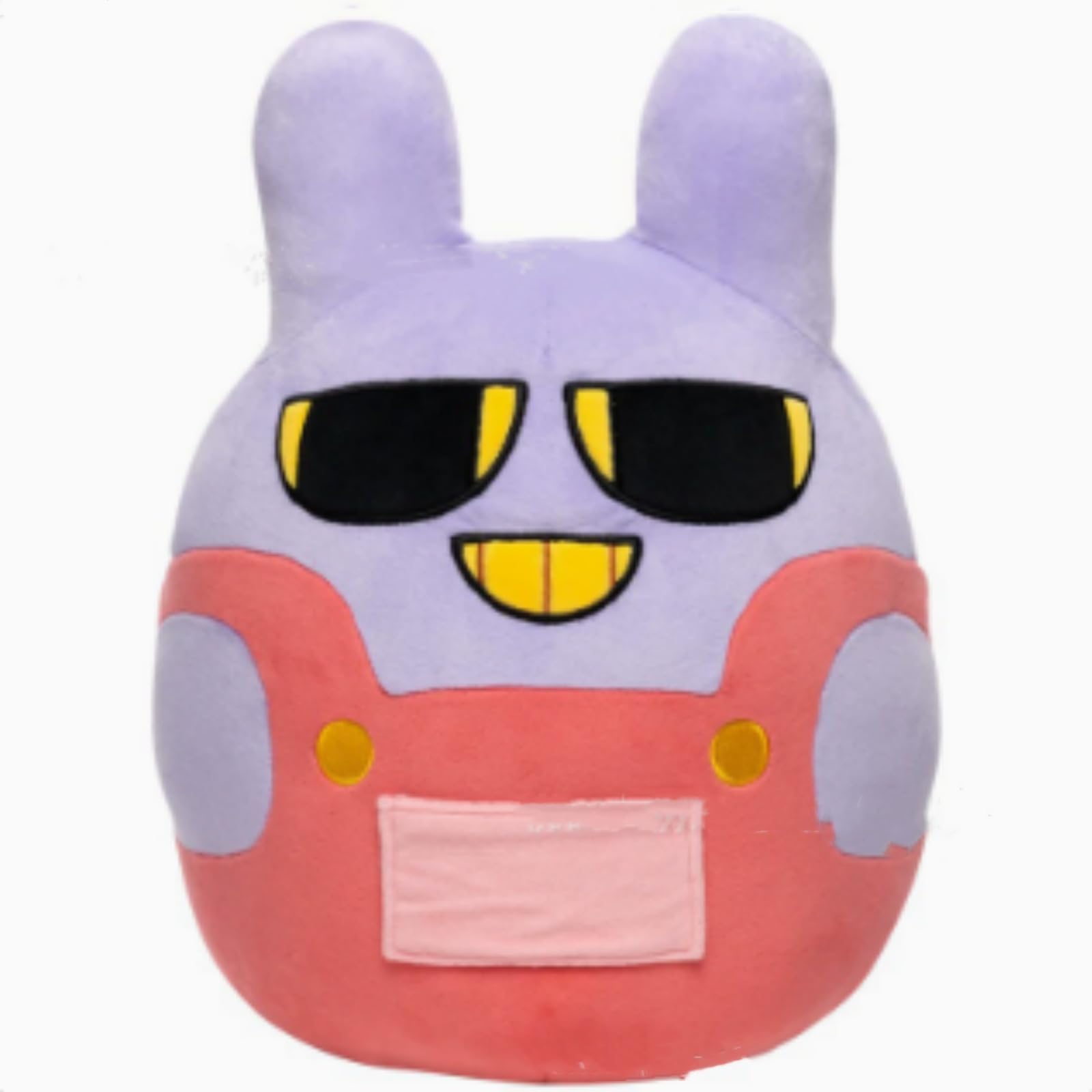 Tikwisdom Amazing Circus Plush Toy Circus Merch Pomni Jax Plush Cute Cartoon Character Soft Plush Pillow Filled Animal Gift For Fans Purple Jax