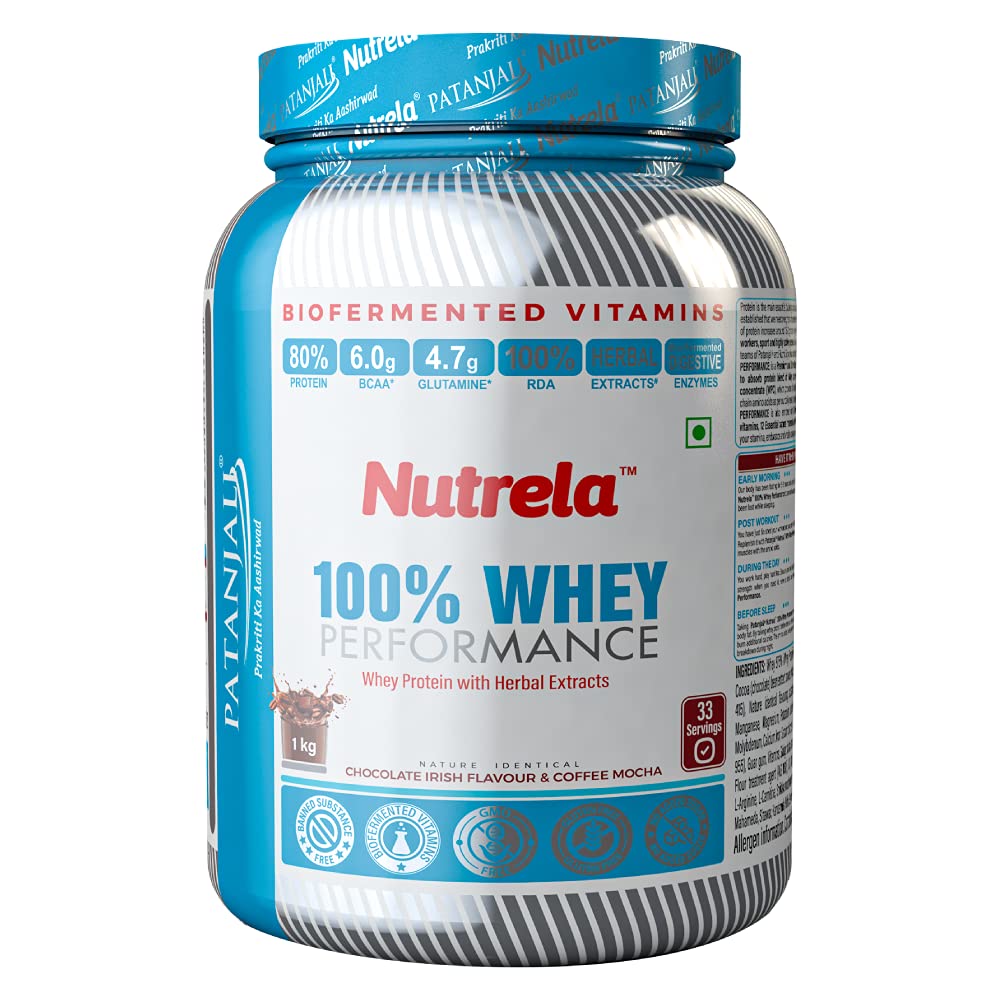 Nutrela 100 Whey Protein Powder 1 Kg Chocolate Flavour 33