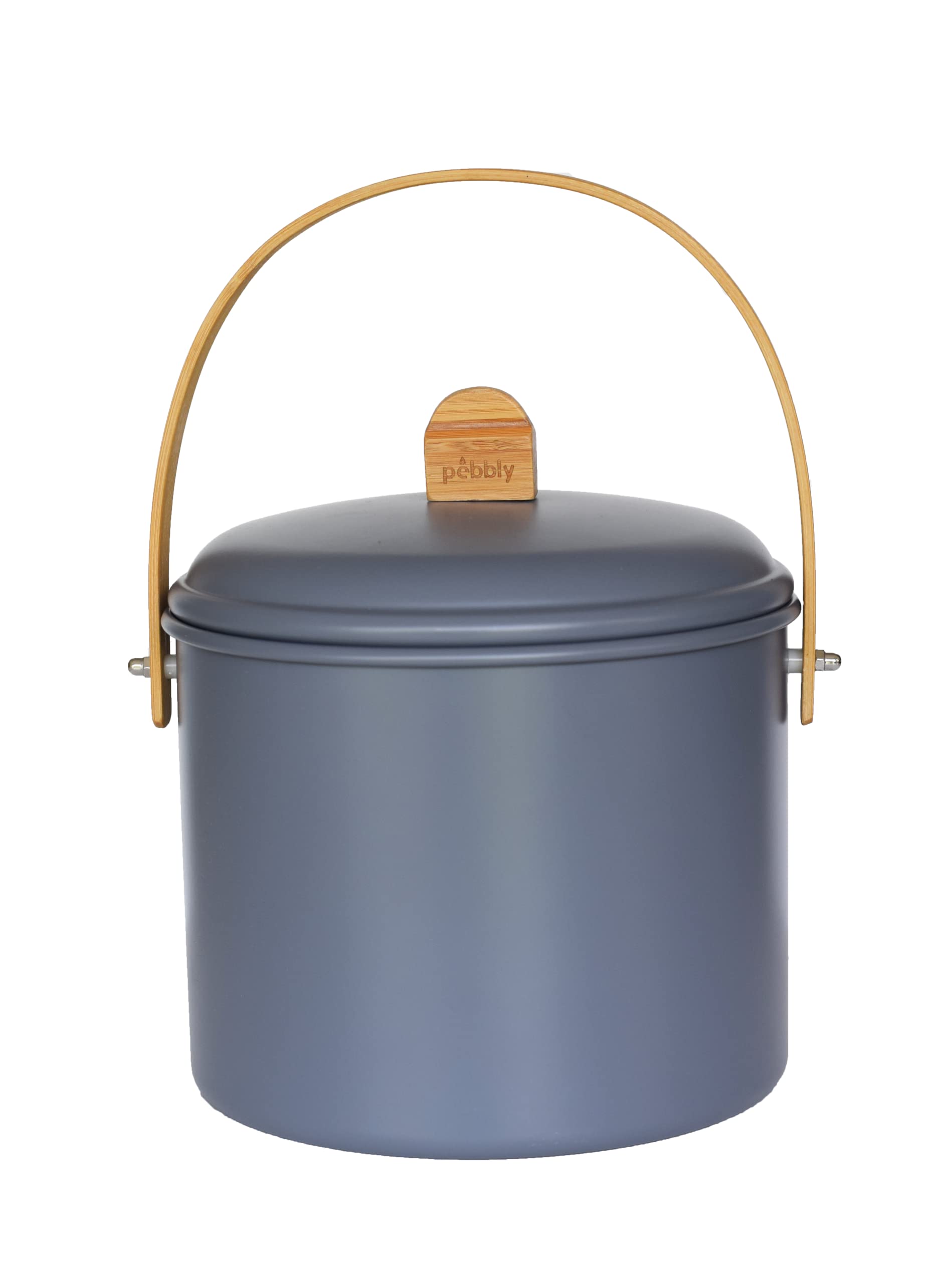 Pebbly Compost Bin 7L - Slate