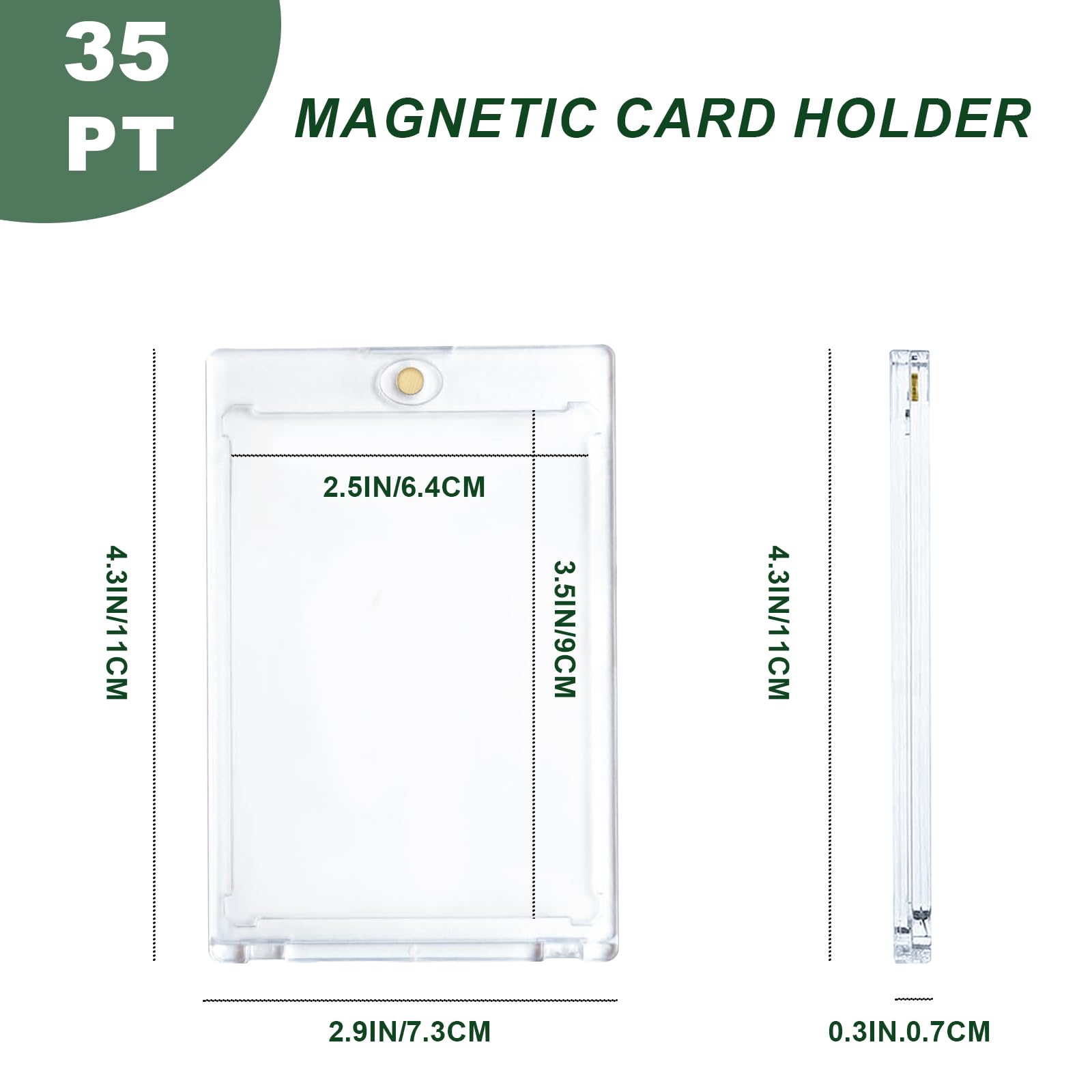 yugioh magnetic card holder Amazon.com: 50ct Magnetic Card Holders 35pt for YGO Cards,MTG Cards,Baseball Cards,Sports Cards,OPCG Cards,DTCG Cards Storage and Display : Toys & Games