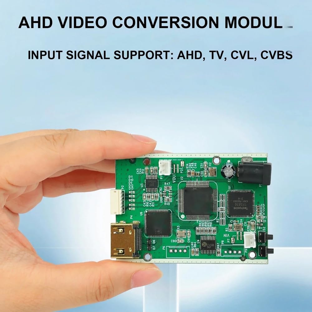 Convertisseur vidéo 4 en 1 : sortie CVBS avec modes PAL/NTSC
