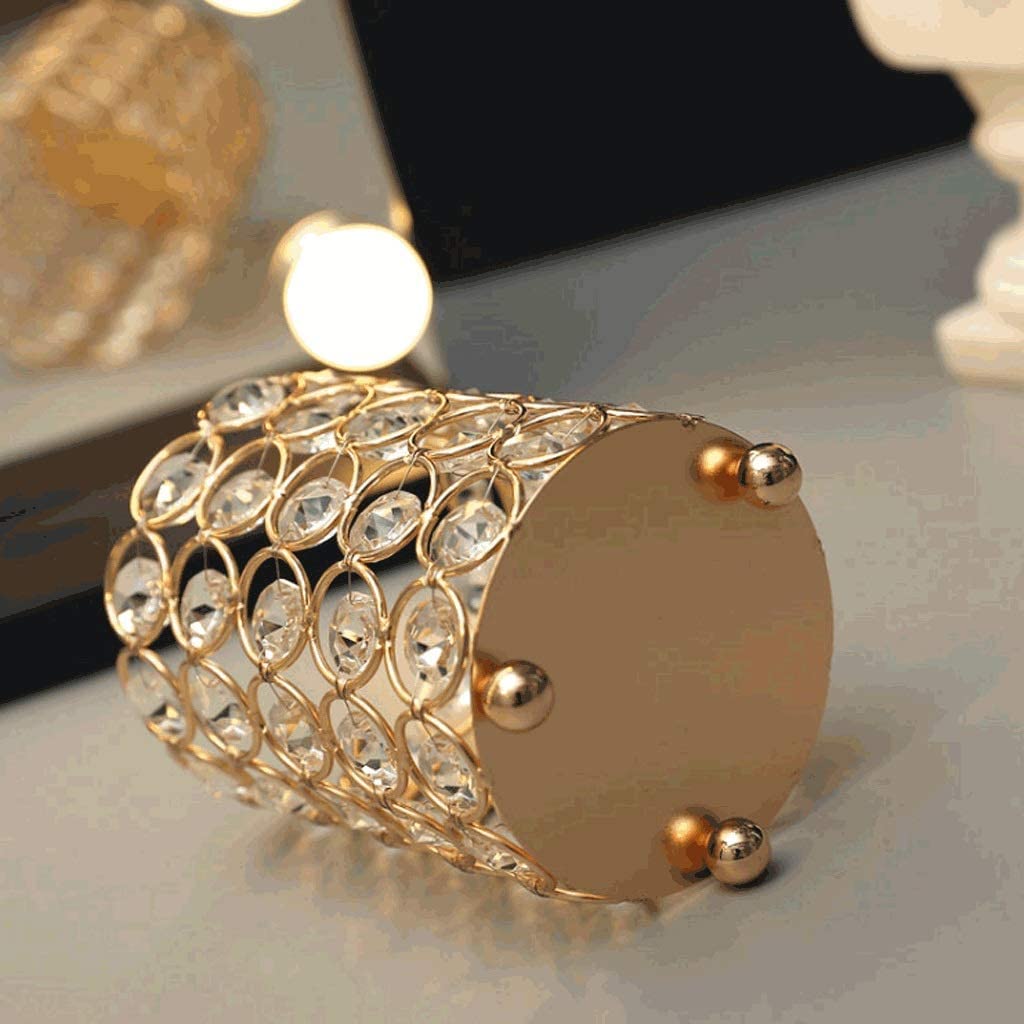 Papelería Portalápices Multifuncional, portalápices Creativo con Diamantes de imitación Brillantes, Soporte para brochas de Maquillaje de Gran Capacidad, Adorno para el hogar Portalápices