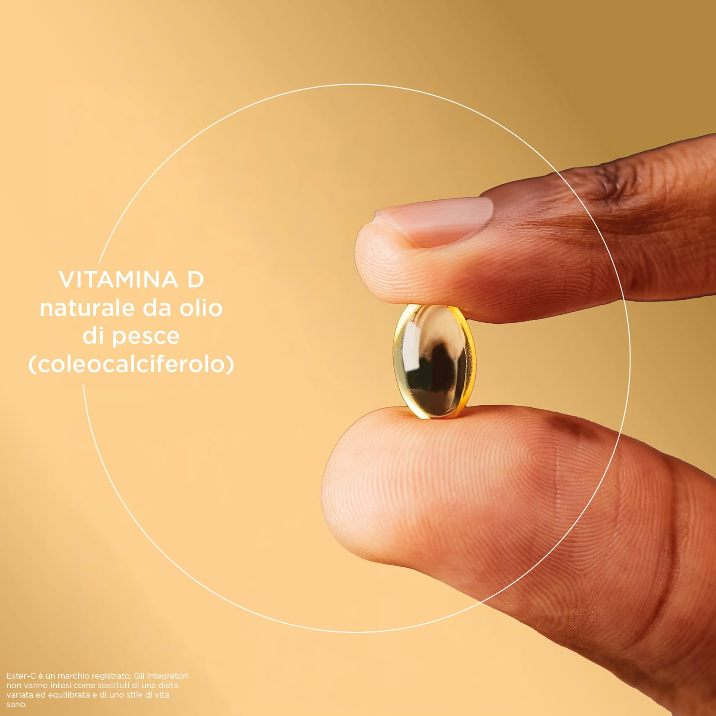 Solgar NATURAL VITA D3 1000 – Vitamina D3 naturale da olio di fegato di pesce, 1000 UI, 100 perle softgel