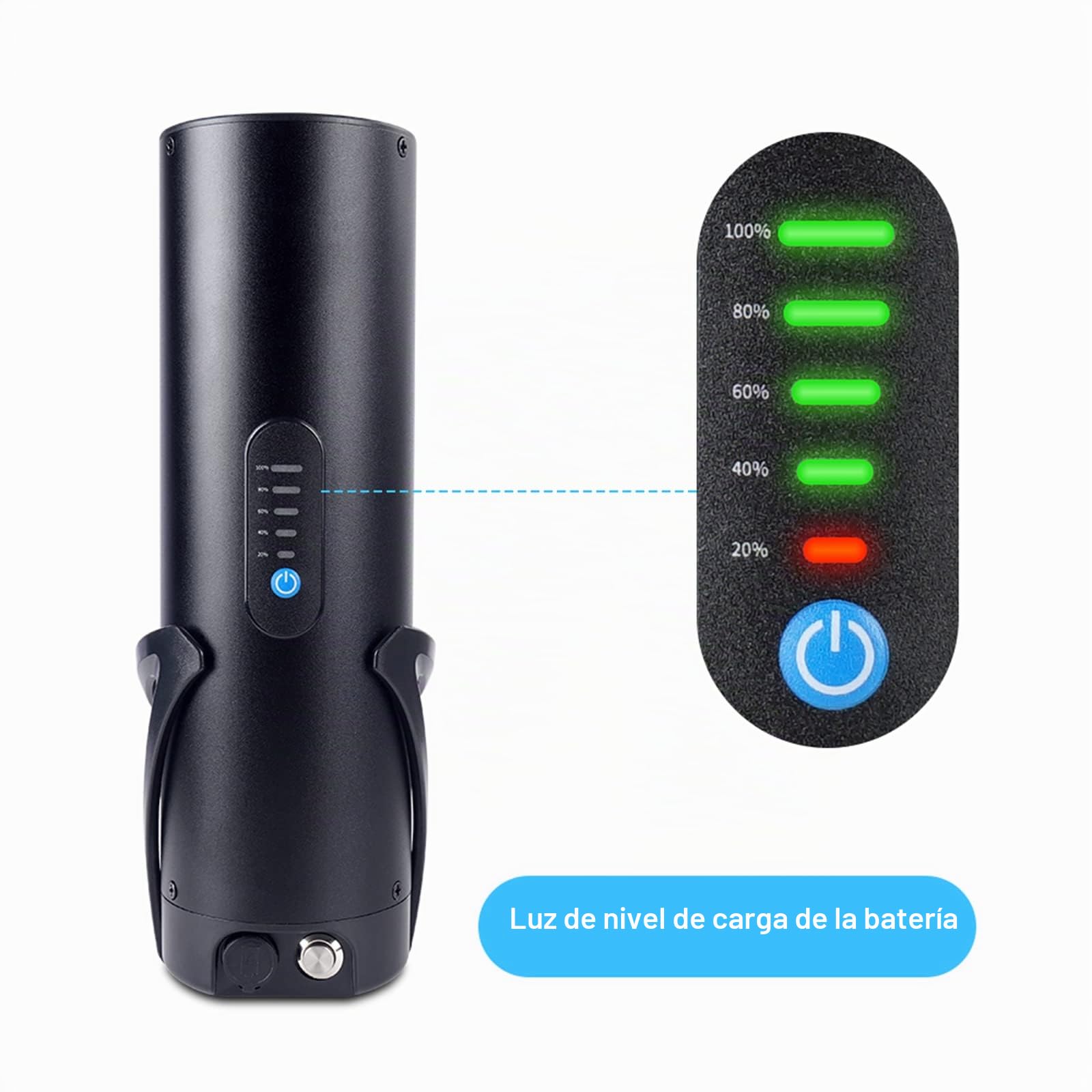 Batería PANDA CYCLE para bicicleta eléctrica, 36 V, 10,5 Ah, Li-Ion, BMS, para motor de 250 W – 500 W, bicicleta eléctrica, Pedelec Down, botella de tubo, celdas eficientes, botella mini, batería para