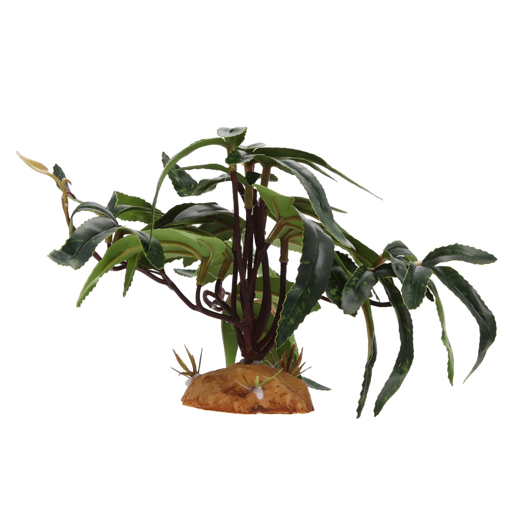 Toddmomy Box Simulation Plant Ornament for Reptile Box Lifelike Artificial Green Plant for Aquarium Turtle Tank and Desktop Decor Realistic Non Fading Landscaping Supplies