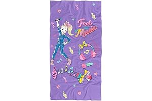 Jojo Siwa Beach Towel: Strike a Pose on the Shore with Musical Mojo