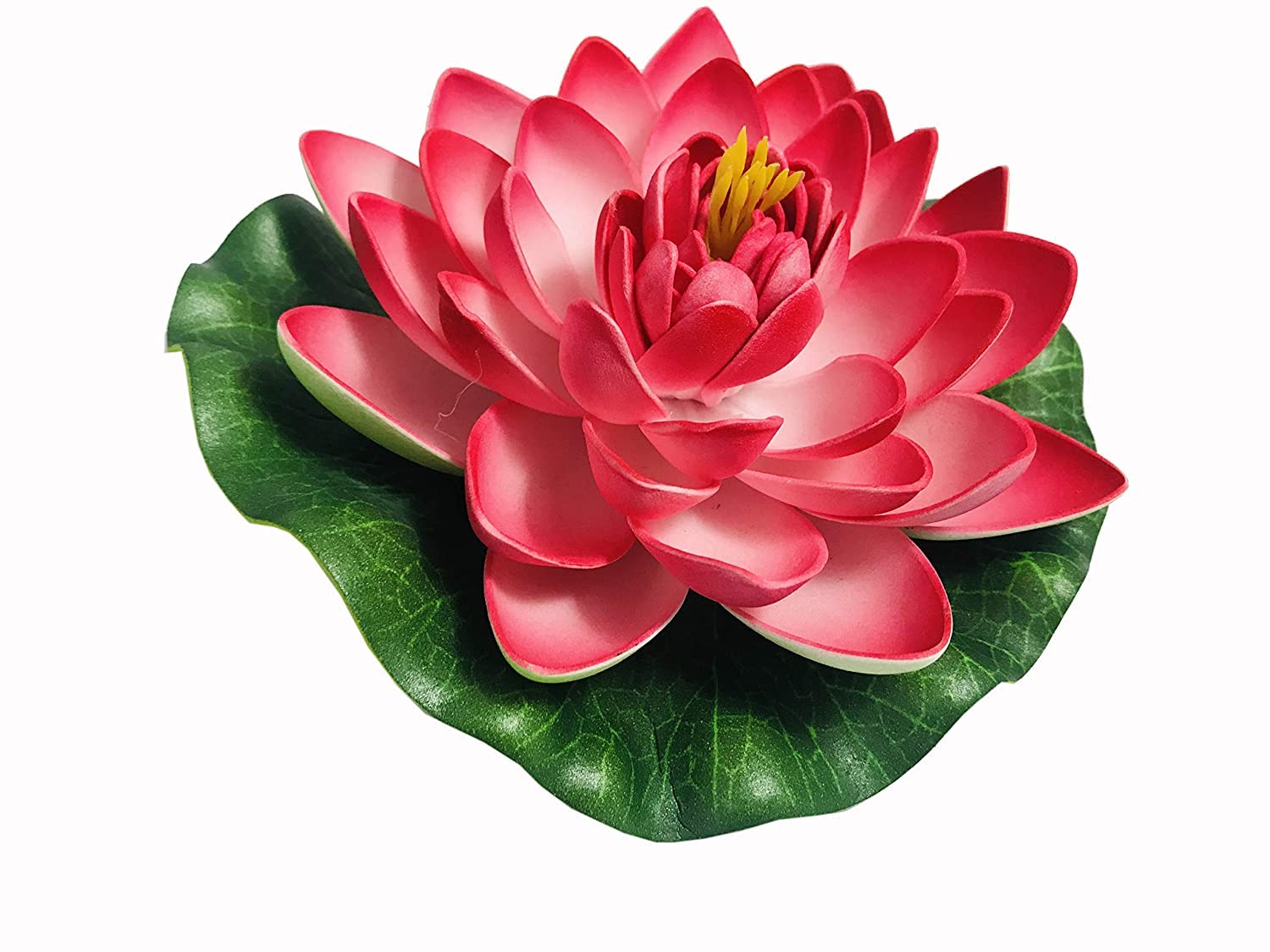 AFTERSTITCH Floating Lotus Flowers Artificial Big Size for Water Bowl Glass Pot Pond Home Pooja Decorations Living Room Decorative Items Festive Decor Gifting Purpose (1 Piece)