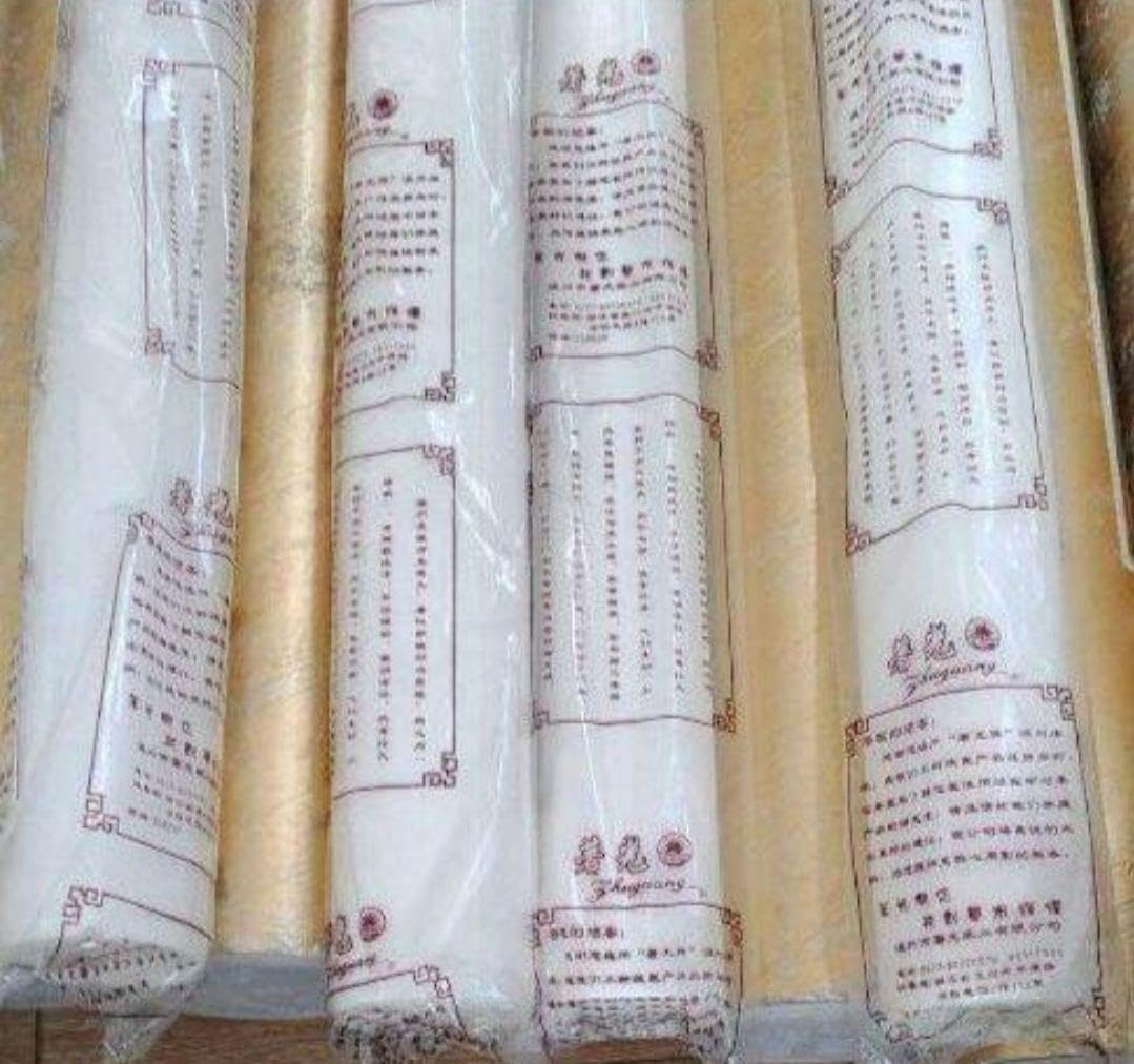 書道水墨画1980年代栄宝斎販売した温州皮紙6本紙一枚につき46ｘ25ｍ