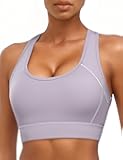 Sports Bras for Women High Support, Adjustable High Impact Sports Padded Seamless Scoop Neck Comfortable Bras
