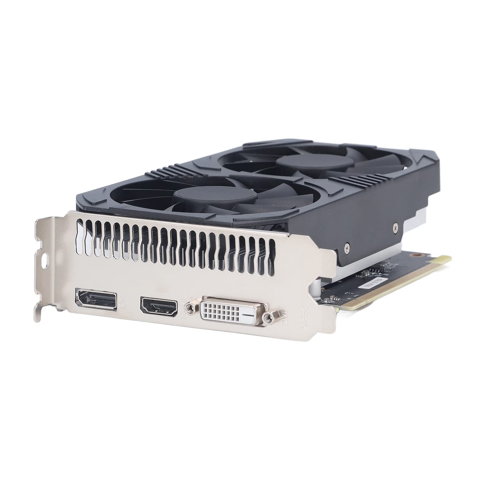 Septpenta Scheda Grafica, Scheda Grafica con Memoria Video Rx550 4GB Gddr5 (128Bit), Clear Display, Design a Doppia Ventola, Interfaccia PCI Express 3.0, Scheda Grafica per Computer da Gioco