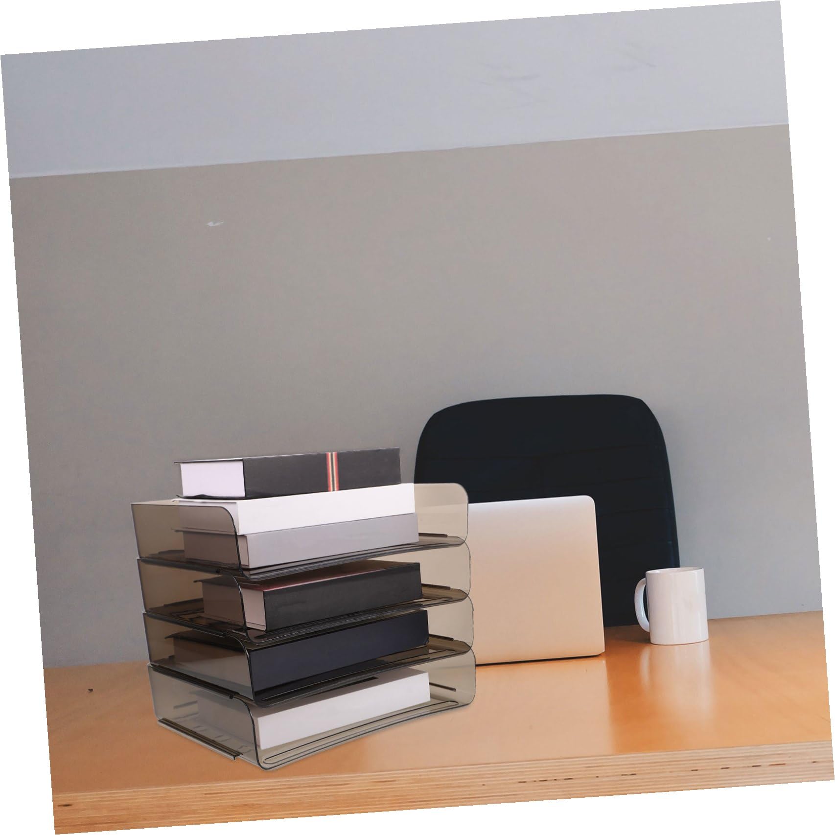 MAGICLULU Organizador de Documentos Acrílico Multi Capa para Oficina y Estudio con Soporte Organizador de Archivos Apilable Adecuado para Decoracion Colegio