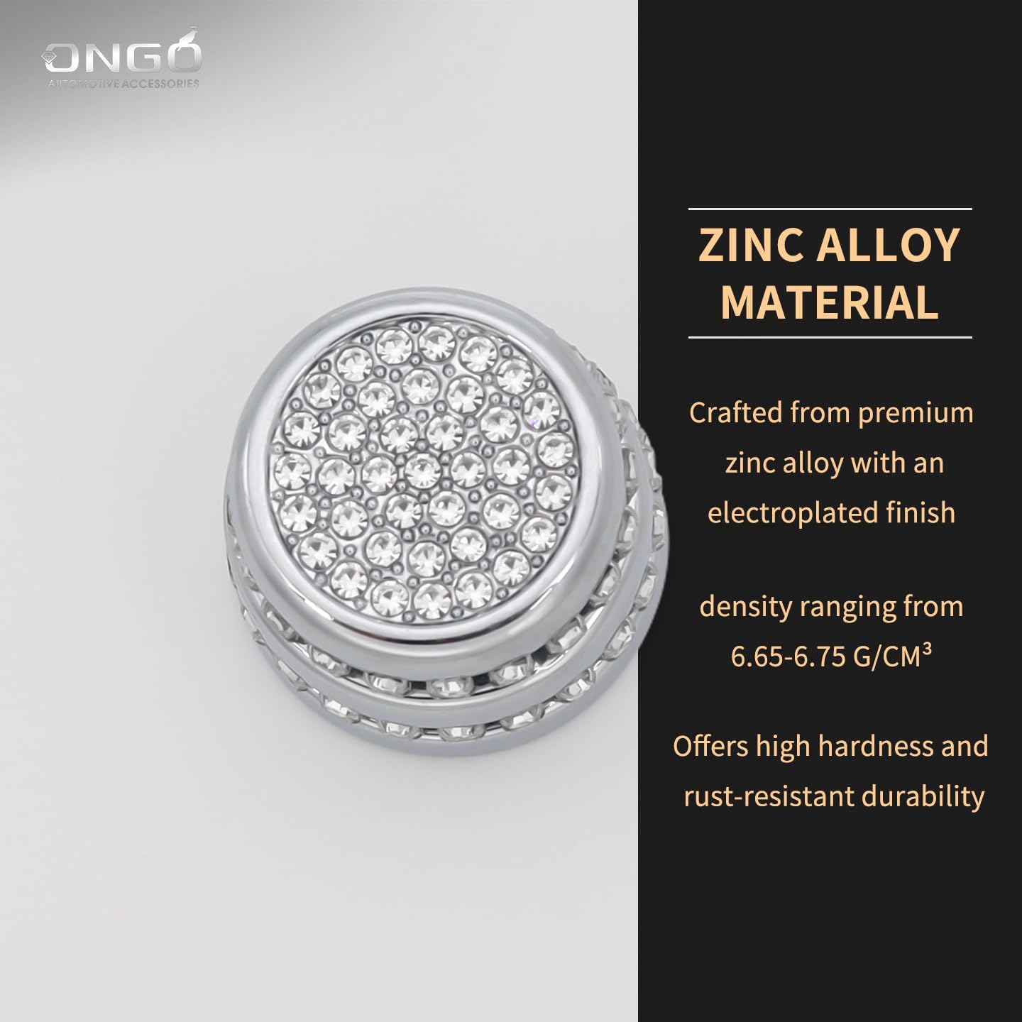 for BMW MINI Cooper F65 F66 F67 U25 J01 J05 Crystal Diamond Air Vent Knob Preciosa Czech Crystal Bling Interior Decoration Set,for Countryman JCW Accessory (F65 F66 F67)