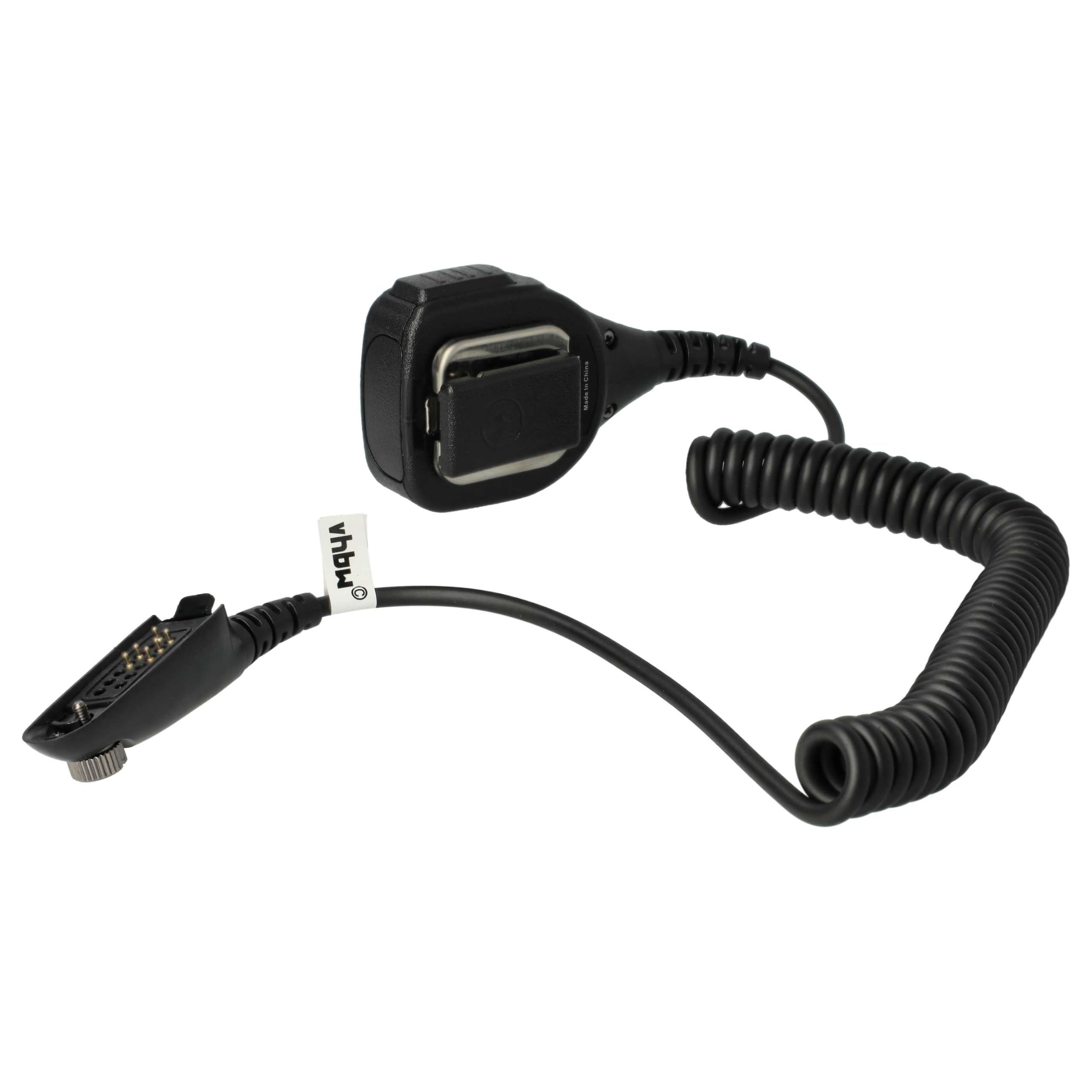 vhbw Microphone Haut-Parleur Compatible avec Motorola GP338, GP339, GP328, GP329, GP340, GP360, GP1280, GP140, GP320, GP640, GP380 Radio