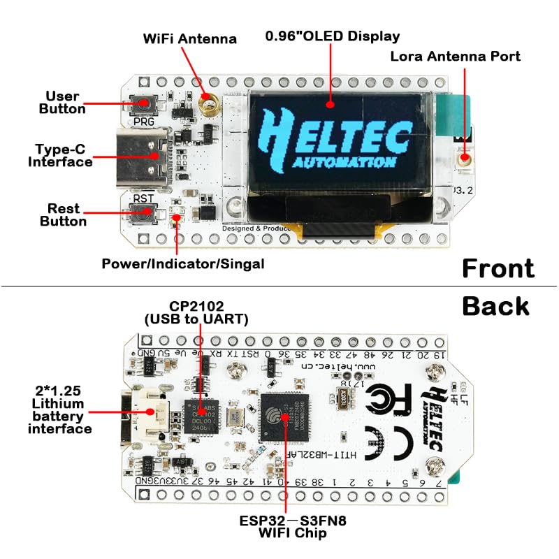 Amazon.com: ESP32 LoRa V3 Development Board SX1262 CP2102