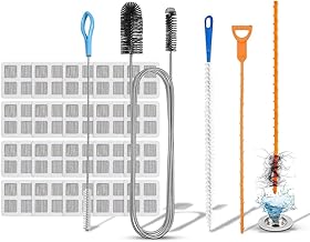 Drain Cleaning Combo – Powerful Drain Sticks & Unblocker Solution for Clogged Pipes, Odor Removal, and Smooth Water Flow in Kitchen, Bathroom, and Sink Drains