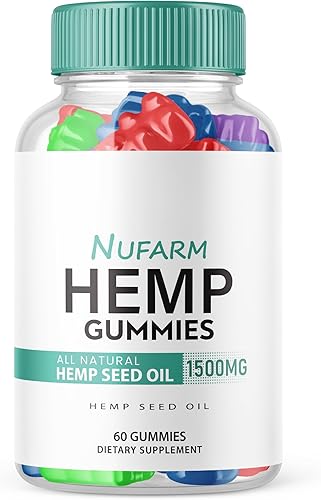 Nufarm - Gomitas de cáñamo Fórmula oficial Gomitas NewFarm con extracto de cáñamo de alto rendimiento, gomitas Nu Farm de gran sabor, gomitas Bio