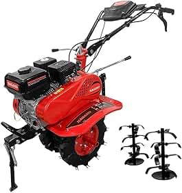 Microtrator Motocultivador 7hp 208cc Gasolina com Enxada Rotativa