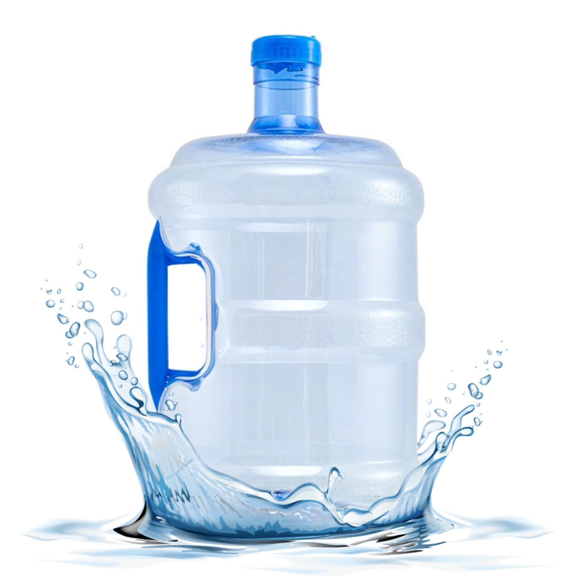 Jarra De Agua De 10 L Con Asa Grado Alimenticio a Prueba De Fugas Transparente Sin Olor Sellado Reutilizable a Prueba De Polvo Botella De Agua Portátil Contenedor Para Hogar Jarra De Agua Aire