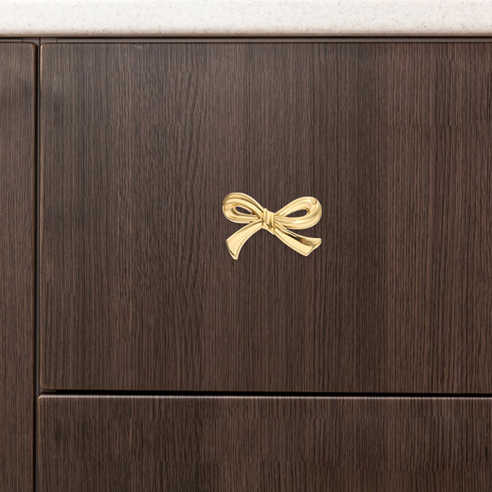 Homoyoyo 4piezas Tiradores De Puerta Forma De Lazo De Manijas De Cajón Para Armarios Estilo Elegante y Resistente Accesorios Para Muebles y Decoración Del Hogar