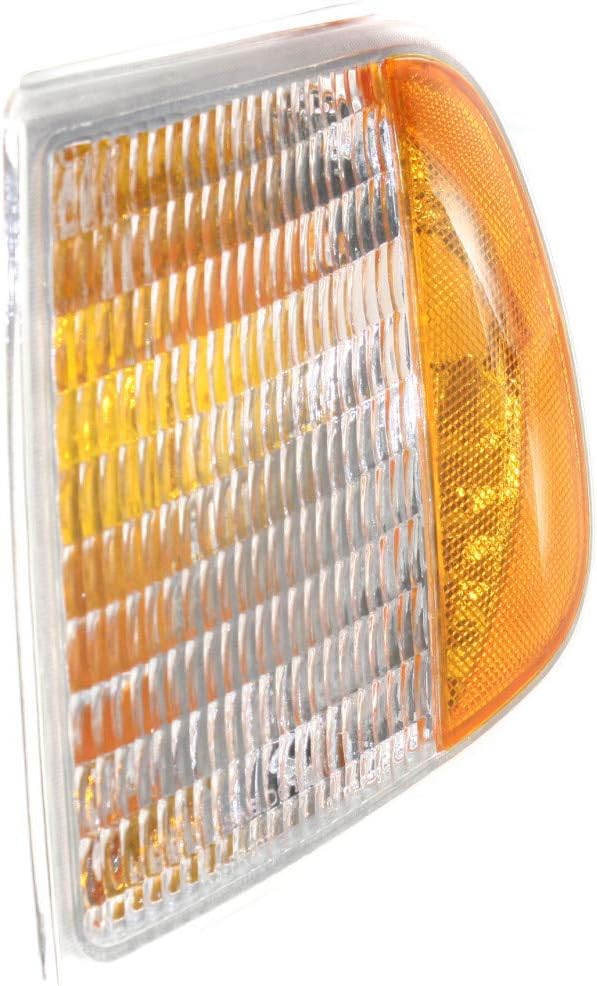 For 1997 Ford F-150 Pair Driver and Passenger Side Turn Signal/Side Marker Light Lens and Housing Only FO2520132 FO2521132 | F65Z 13201 AD F65Z 13200 AD ;