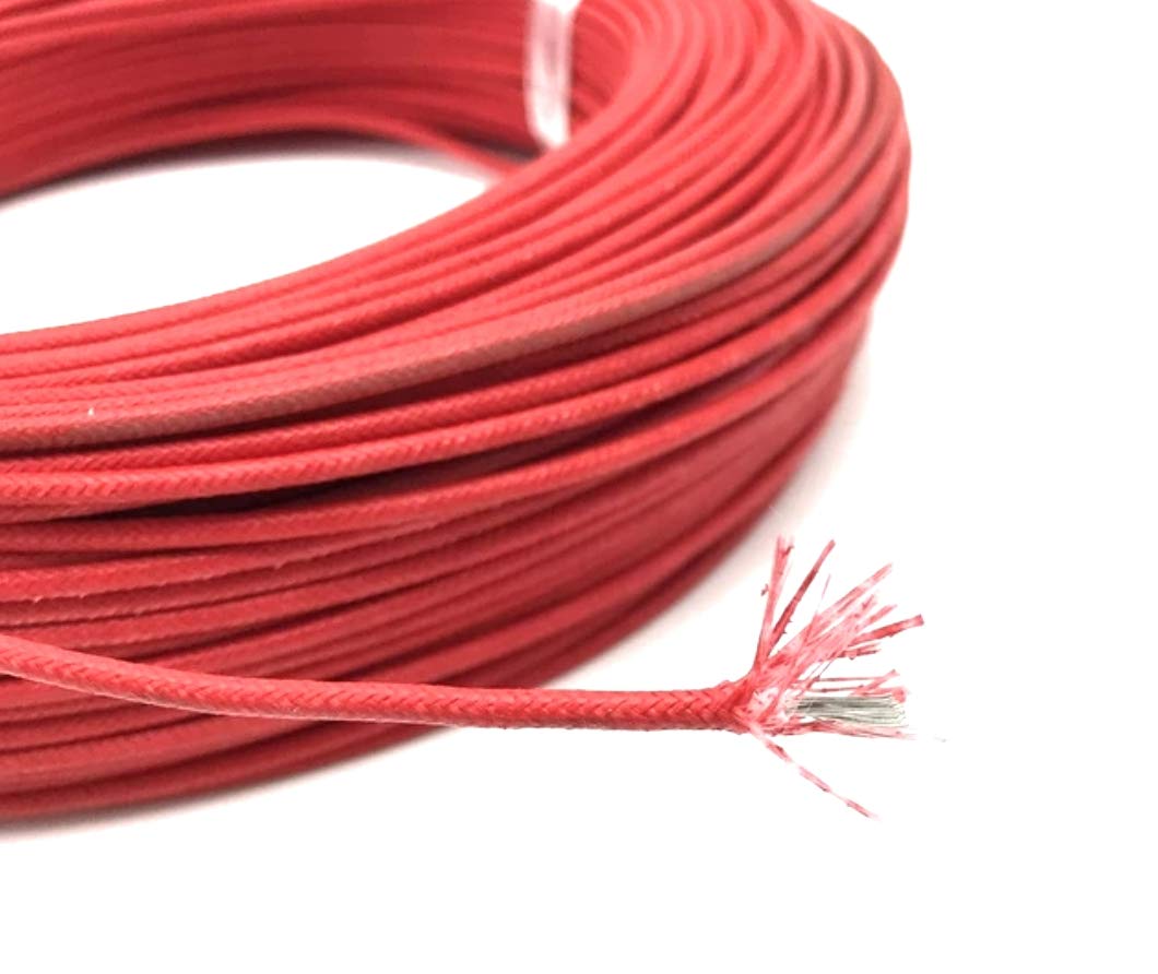 Glopro 2Mtr Fiberglass Copper Wire 1.0 sq mm. for heaters Motors Automotive and Heating Instruments - Red (B08L6YST2B) Amazon Price History, Amazon Price Tracker