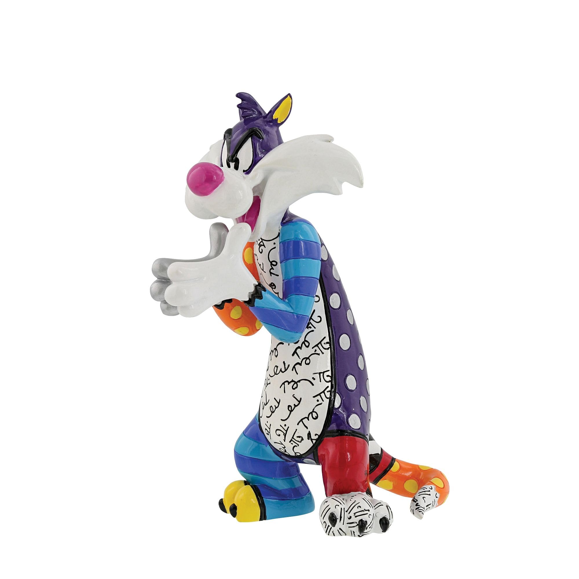 Looney Tunes by Romero Britto Sylvester Figurine : Amazon.co.uk