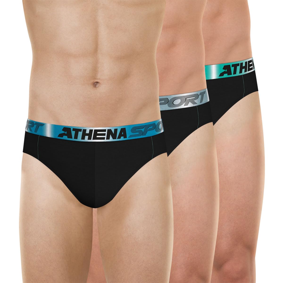 Athena - Lot de 3 Slips Homme Odor Control