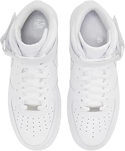 Amazon.com | Nike Women's Air Force 1 '07 Mid Shoes (White White