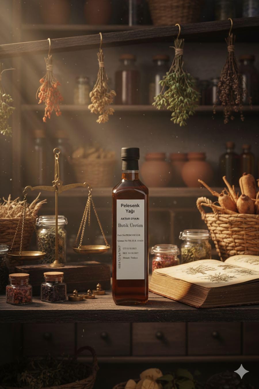 Aktar Diyarı Pelesenk Yağı 250 ML -%100 Saf Bitkisel Yağ, BTY-ADY54274
