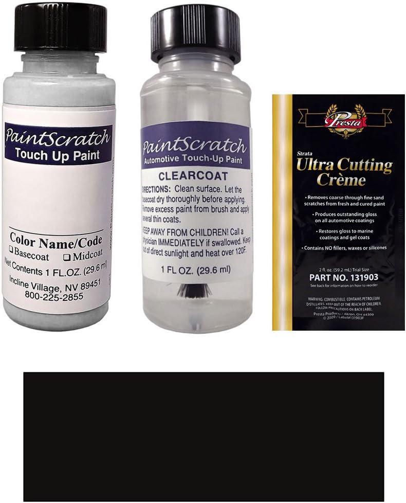 2011 Pontiac Solstice Black (matt) WA848/WA8555 Touch Up