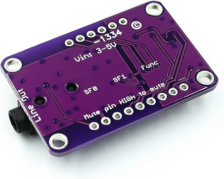 DLOETT UDA1334A DAC Module CJMCU-1334 UDA1334A I2S DAC Audio Stereo Decoder Module Board For Arduino 3.3V - 5V