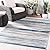 Luxe Weavers Tower Hill Abstract Blue 6x9 Area Rug