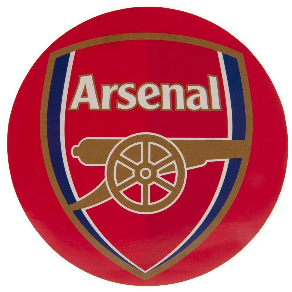 Arsenal F.c. Red Official Licensed Arsenal F.c - Big Crest Circular Sticker