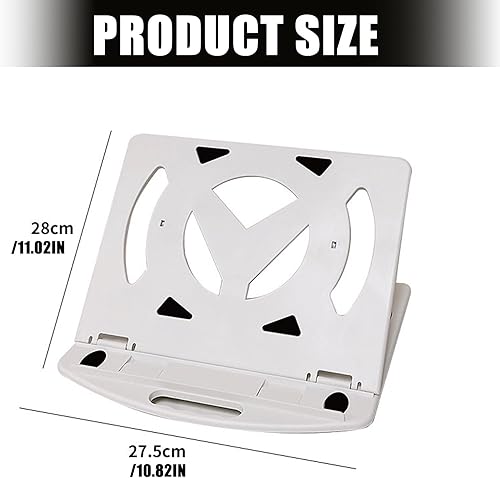Miniatura 7 de Soporte ergonómico para computadora portátil para escritorio, soporte ligero para computadora que mejora la estabilidad y una amplia compatibilidad
