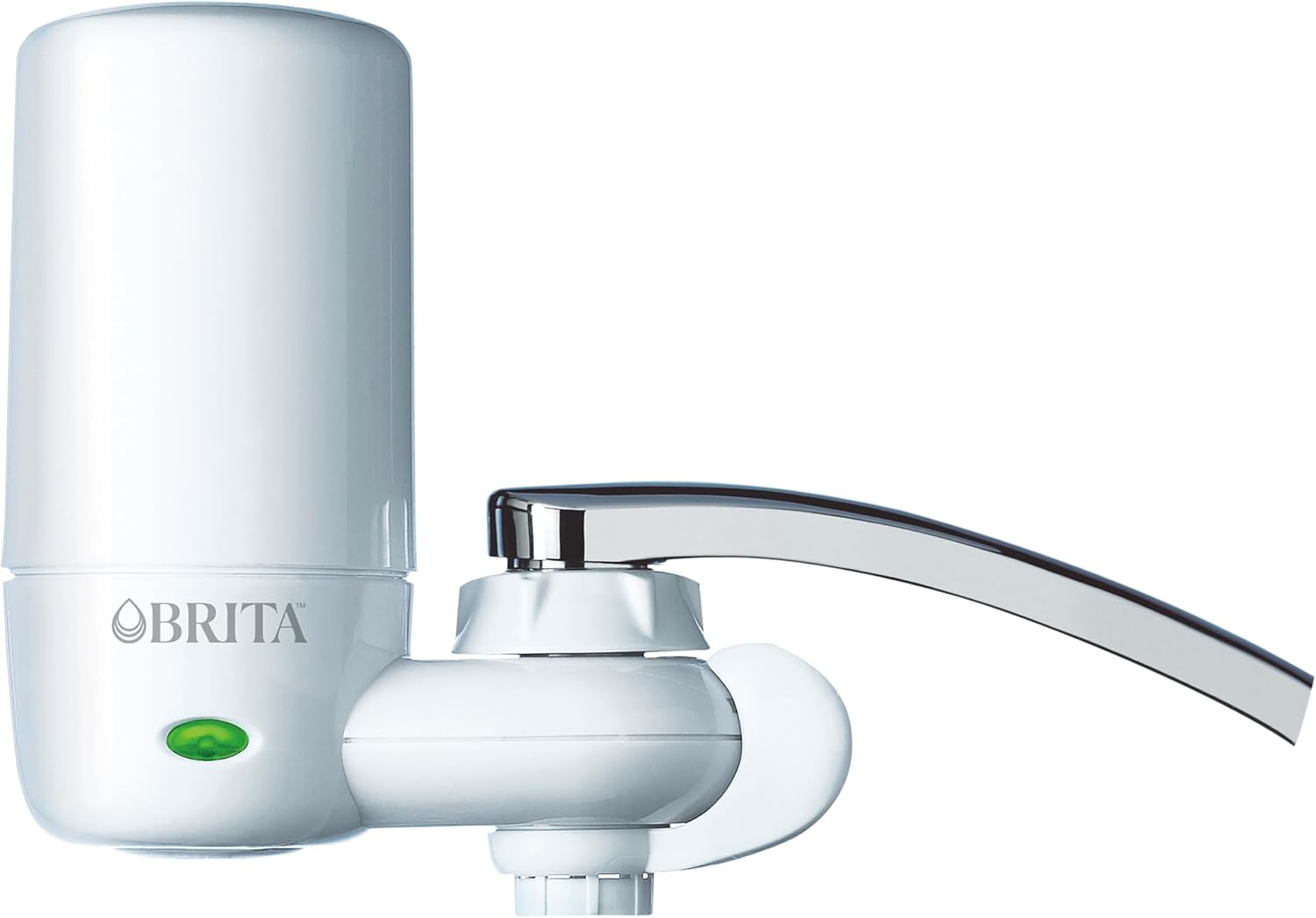 Brita Tap Water Purifier Filter System, Filter Change Reminder, Fits Standard Faucets Only, Complete, White - Image 8