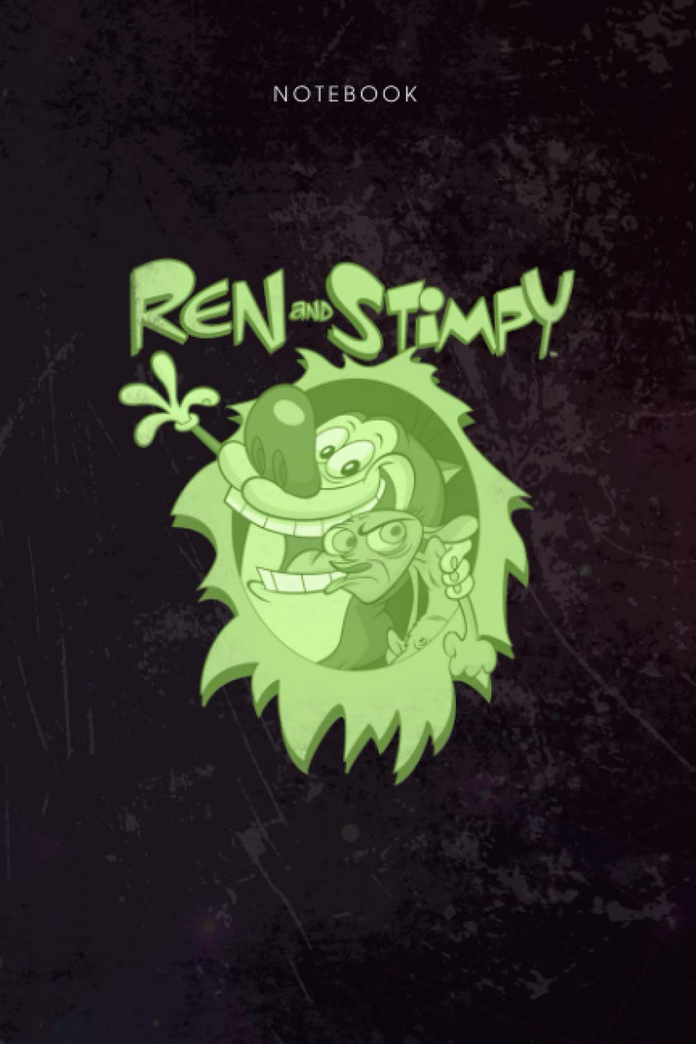 Notebook Ren And Stimpy Best Frienemies Title Poster Swea: Budget, Money, Lesson, Daily, 6x9 inch, Planning, Journal, Over 100 Pages