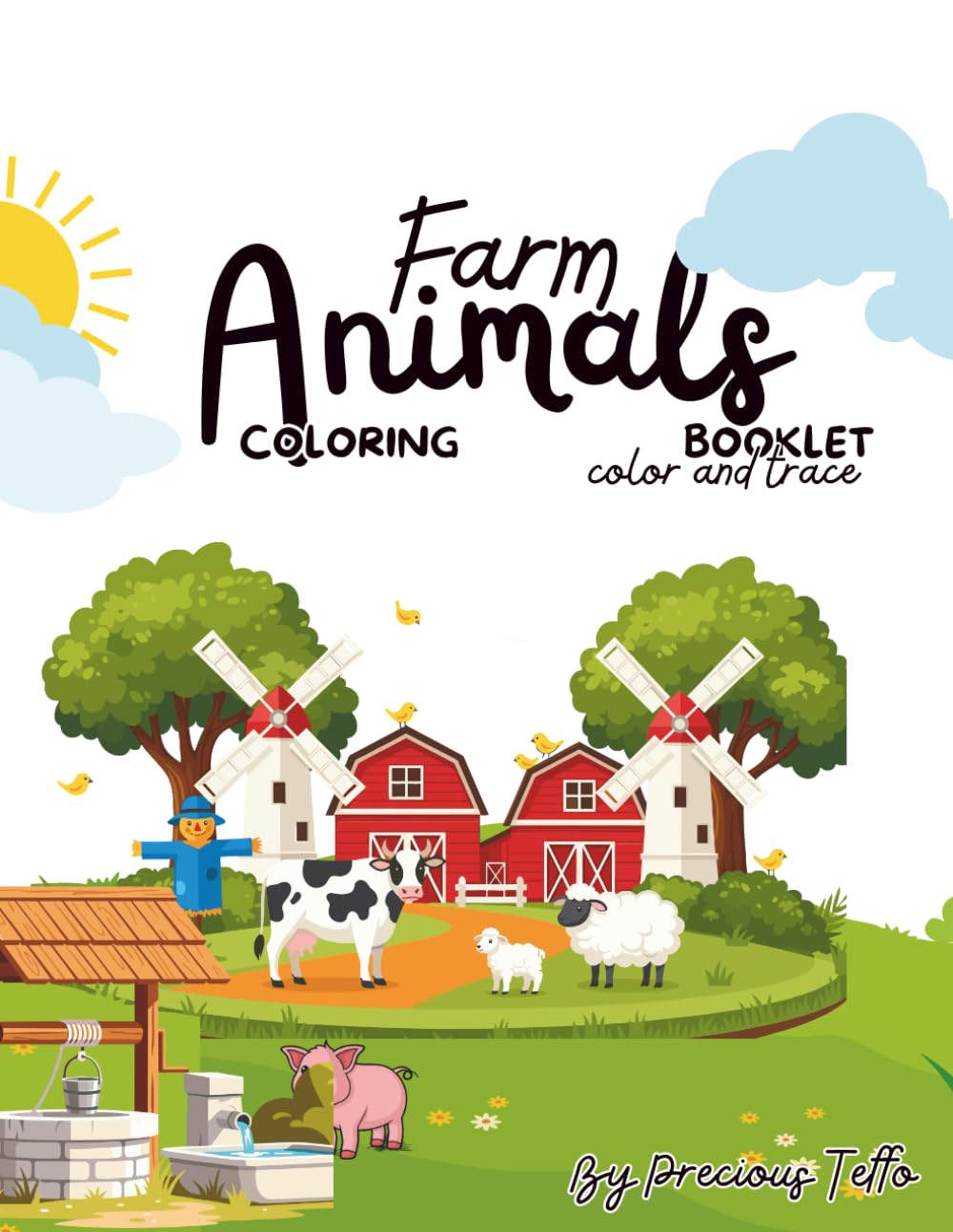Farm Animals: Color and trace