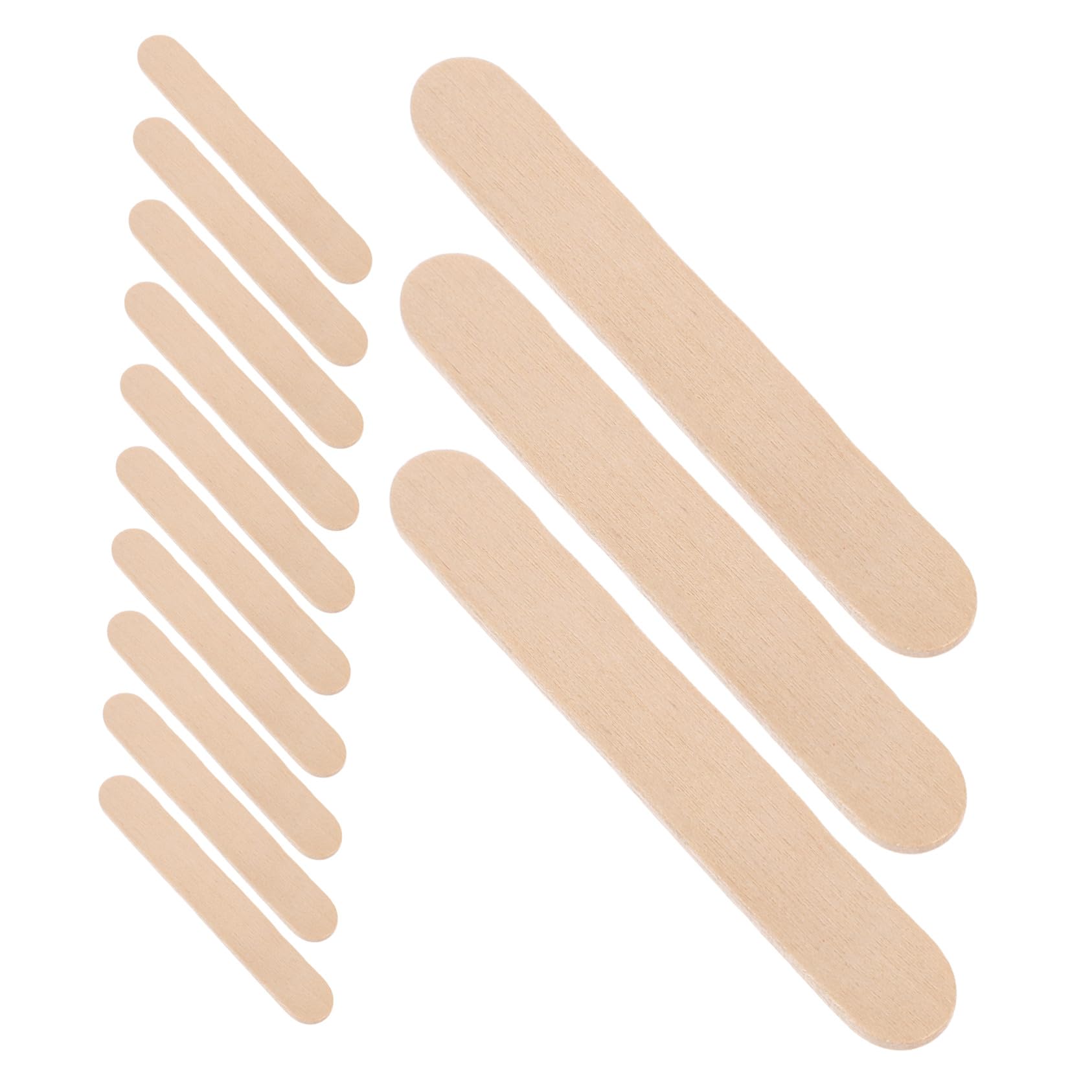 Homoyoyo 1000pièces Bâtonnets Bois pour Loisirs Créatifs Décoration de Glaces et Autres Créations Artistiques Fournitures Naturelles pour DIY et Activités Manuelles