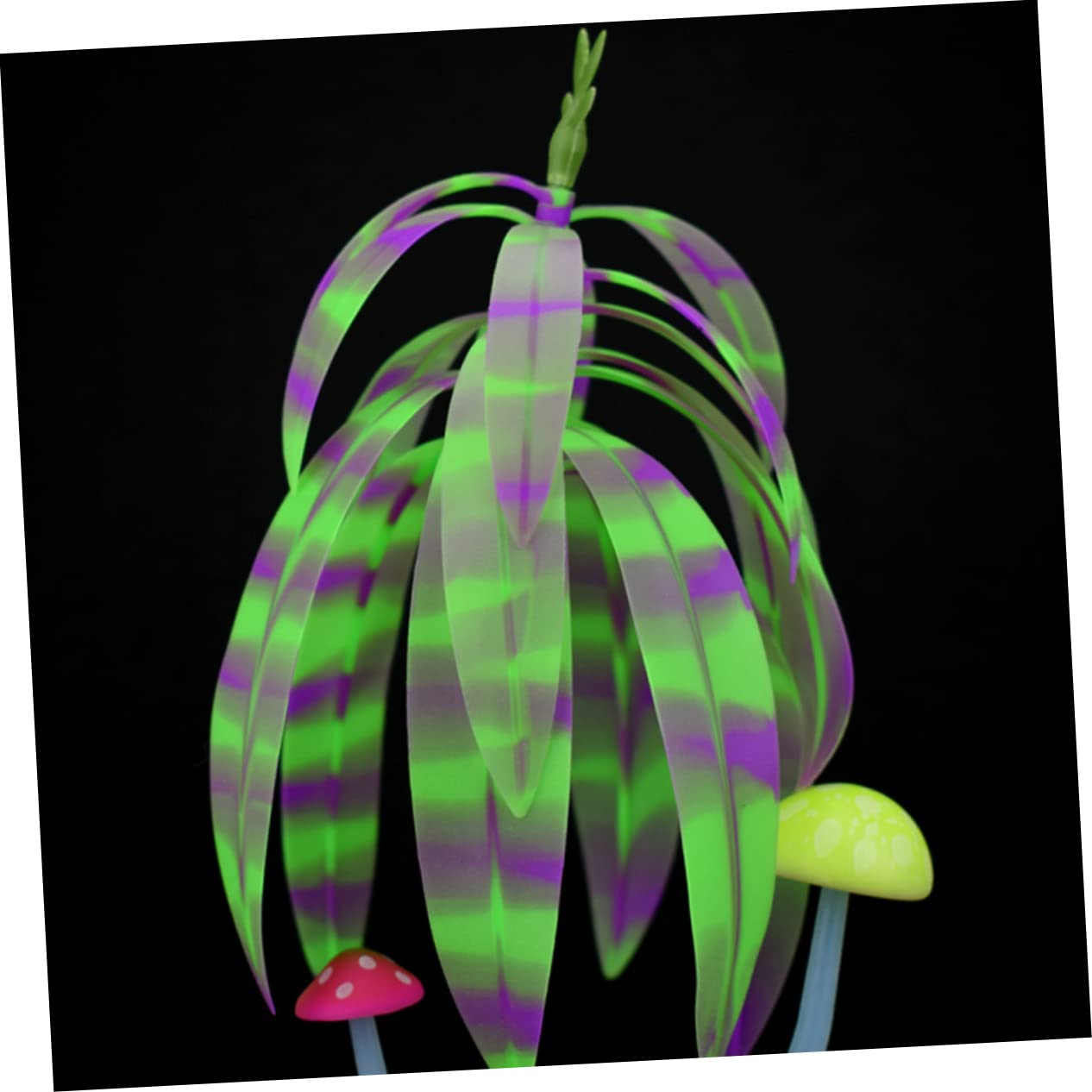 DOITOOL 3stücke Künstliche Wasserpflanze Für Aquarien Fluoreszierendes Terrarium- Simulierte Pflanze Für Fisch Und Reptilien Für Aquarien-umgebungen