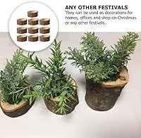 Vista 3 de BESTOYARD Paquete de 10 portavelas de madera para decoración de fiestas, bodas, Navidad, vacaciones, 2.1 x 1 pulgadas