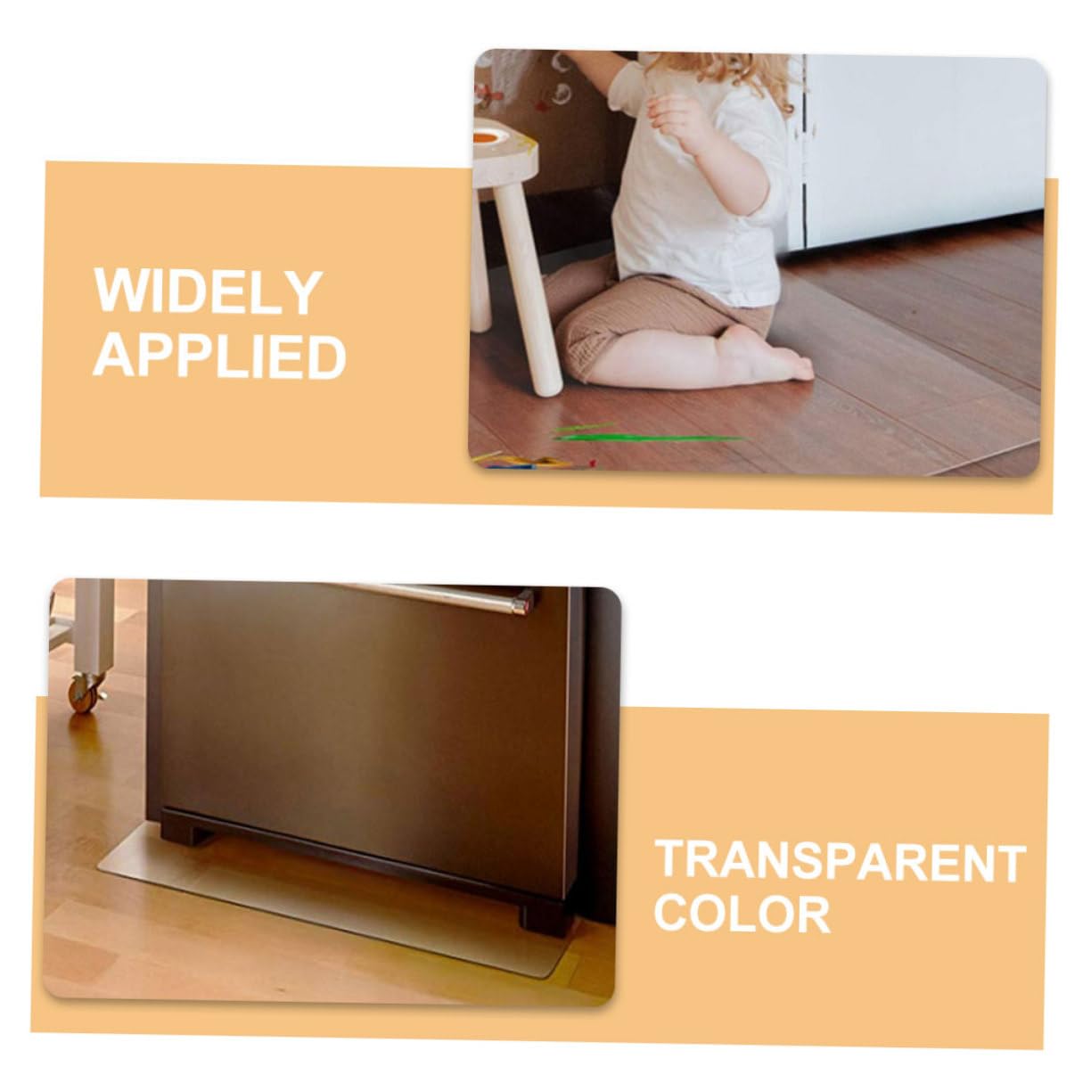 Alfombrilla Protectora Transparente para Suelo Mat De Oficina Antideslizante para Escritorio Protector De Piso para Muebles y Refrigeradores Grosor para Parquet