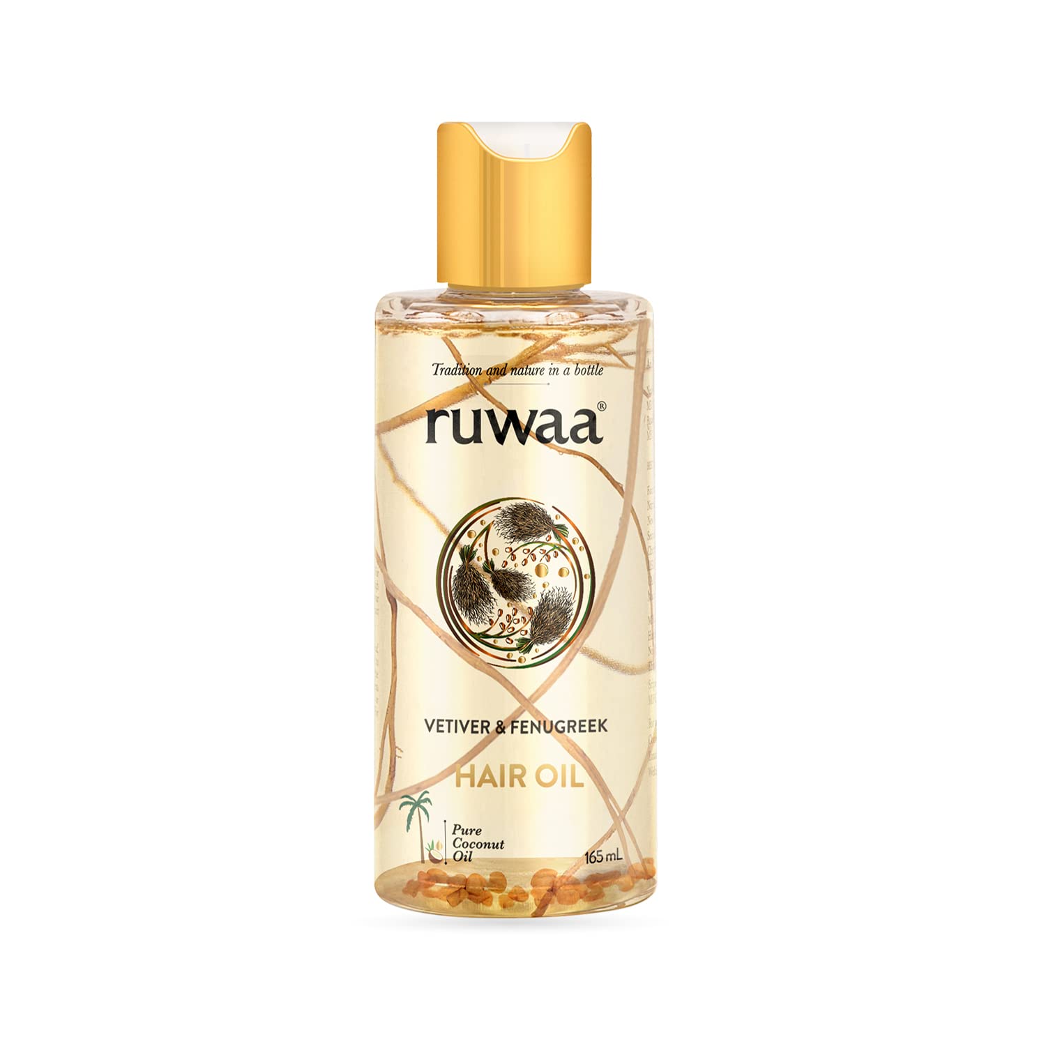 ruwaa Vetiver and Fenugreek Hairfall control Hair Oil 165ml