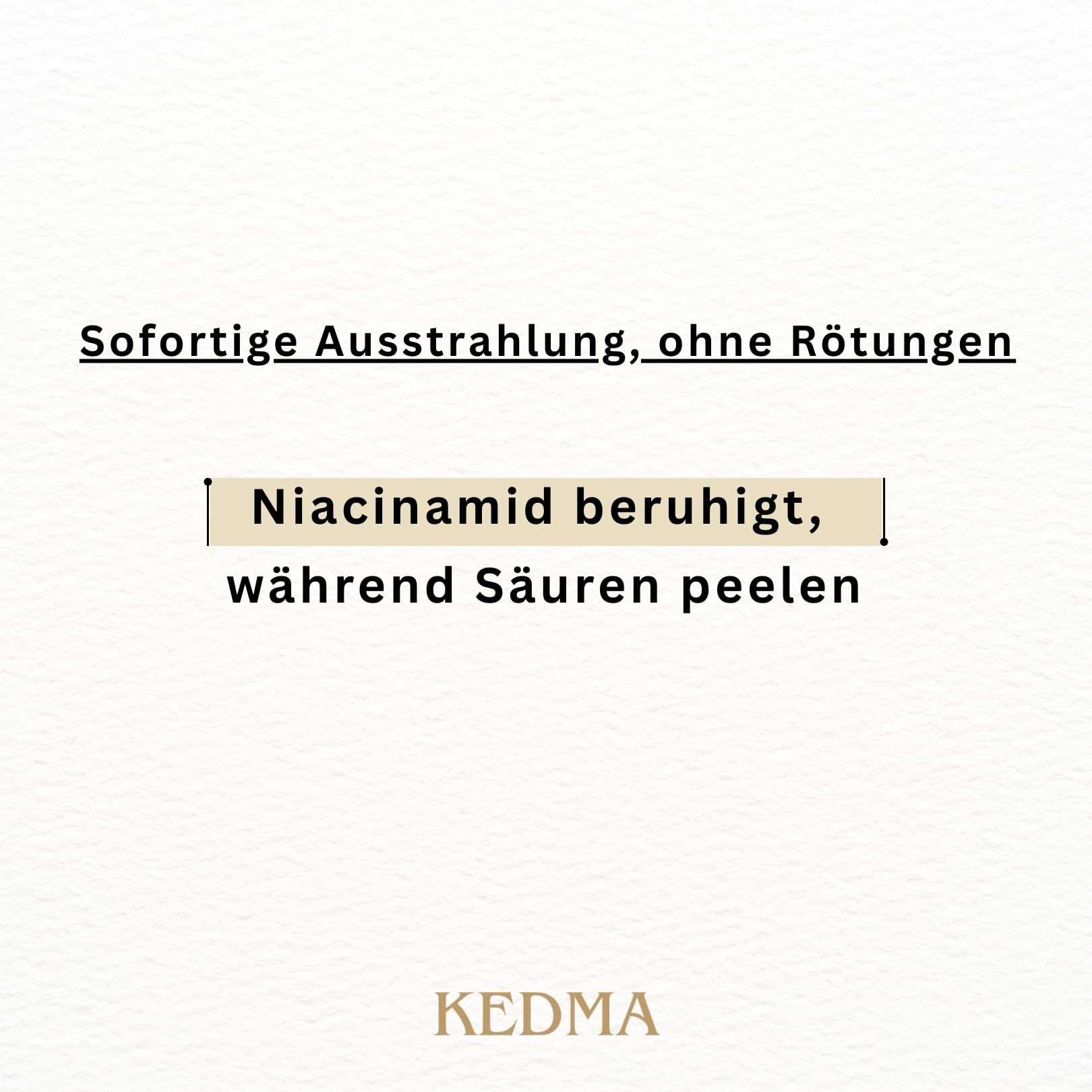 KEDMA - Aufhellender Peeling-Booster mit AHA - 50ml | AHA-Peeling-Booster exfoliert sanft, glättet die Hautstruktur und unterstützt einen ebenmäßigen, strahlenden Teint.