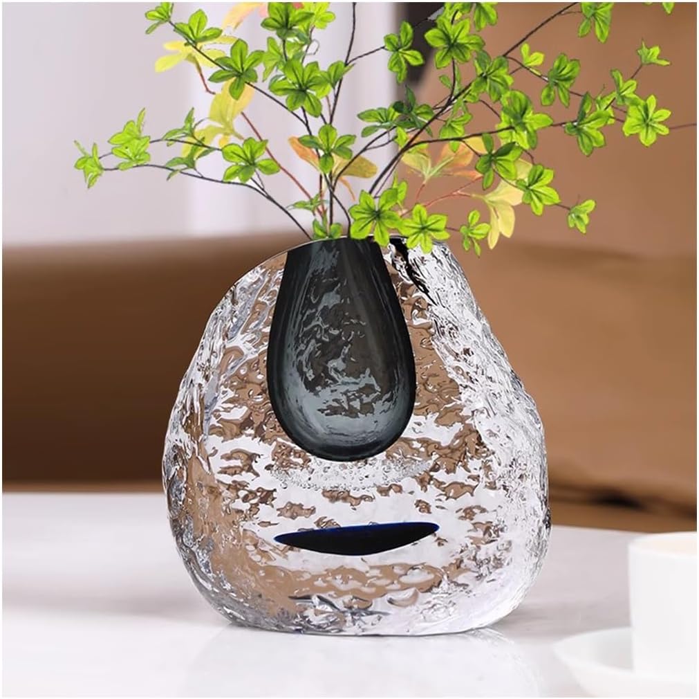 栗模様の陶器花瓶