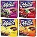 Jutrzenka MELLA Chocolate Coated Jelly Variety Pack of 4 x 6.7 oz. ORANGE, LEMON, CHERRY & BLACKCURRANT. Product of Poland.