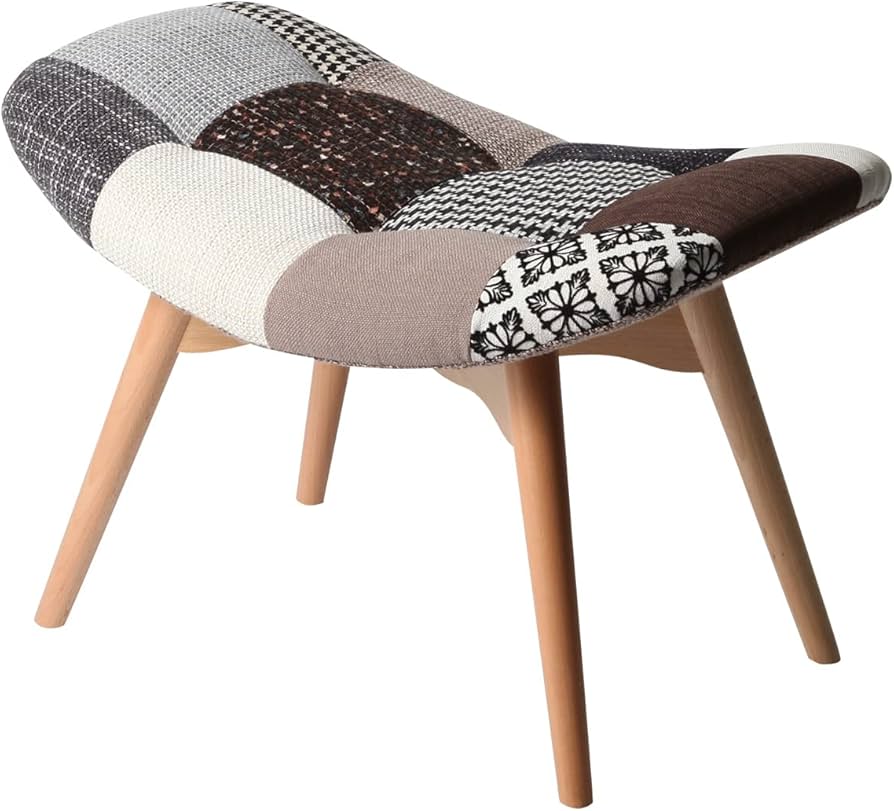 Amazon｜ぼん家具 パッチワーク スツール 椅子 腰掛け 腰かけ