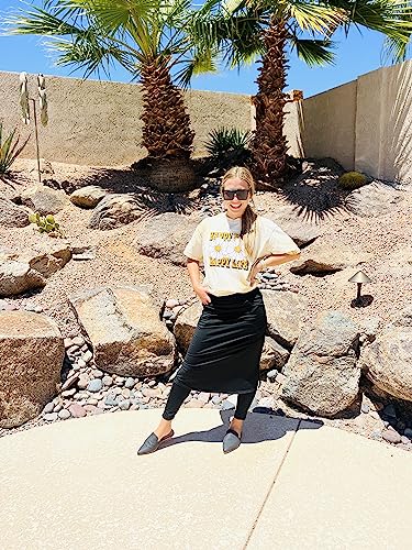 HOKOYI Women's Modest Long Skirt with Attached Leggings Pockets Midi Cover Up Workout Skirted Capris3